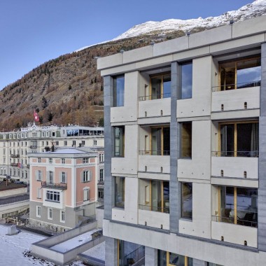 Hotel Maistra 160 w Pontresinie (fot. Ben Huggler) Hotel Maistra 160 w Pontresinie (fot. Ben Huggler)