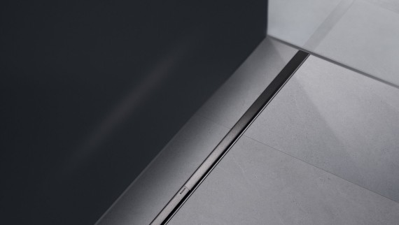 Czarny prysznicowy odpływ liniowy Geberit CleanLine50 Czarny prysznicowy odpływ liniowy Geberit CleanLine50