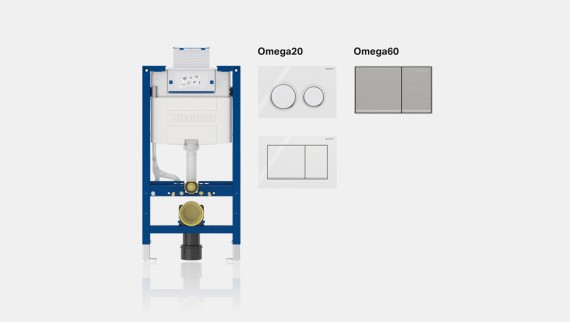 System spłukiwania Geberit Omega