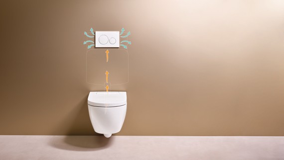 Geberit AquaClean Alba z urządzeniem do usuwania zapachów Geberit DuoFresh