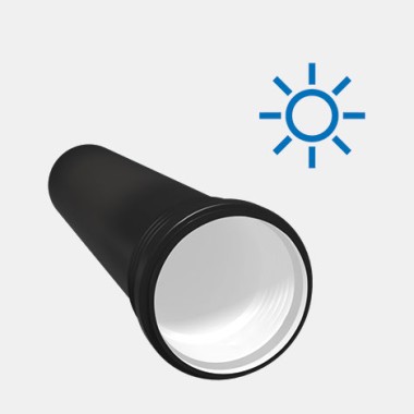 Geberit Silent-PP jest chroniony przed promieniowaniem UV