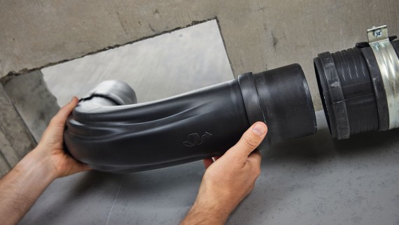 Bezspadkowa rura odprowadzająca Geberit Silent-Pro SuperTube Bezspadkowa rura odprowadzająca Geberit Silent-Pro SuperTube