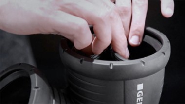 Geberit Silent-Pro: łatwy demontaż i montaż uszczelki EPDM