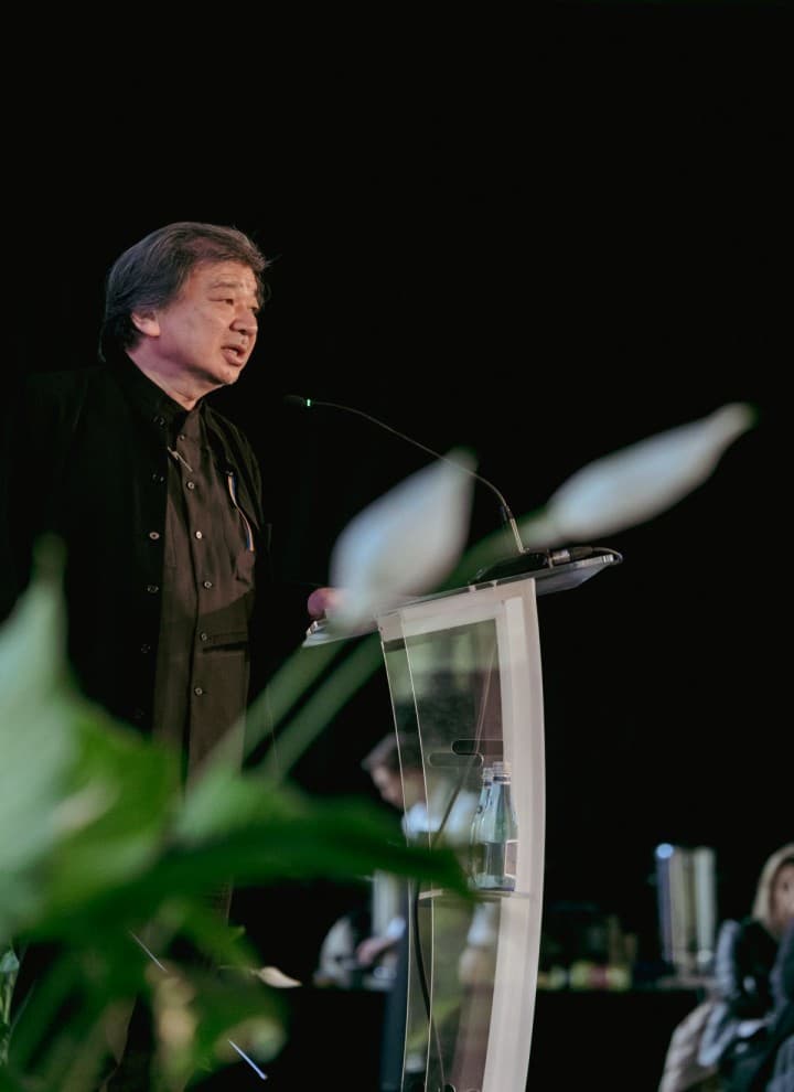 Shigeru Ban w Warszawie na konferencji Geberit Shigeru Ban w Warszawie na konferencji Geberit