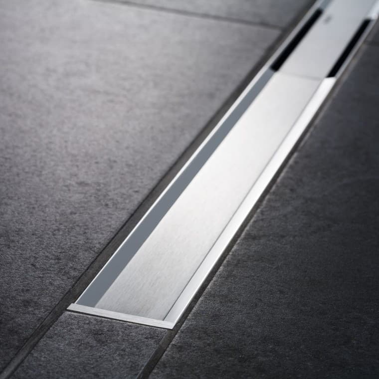 Gładka powierzchnia odpływu liniowego Geberit CleanLine20 ze stali nierdzewnej Gładka powierzchnia odpływu liniowego Geberit CleanLine20 ze stali nierdzewnej