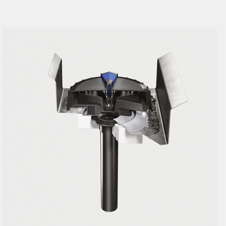 Instalacja podciśnieniowego systemu odwodnienia dachu Geberit Pluvia na dachu z rynną stalową Instalacja podciśnieniowego systemu odwodnienia dachu Geberit Pluvia na dachu z rynną stalową