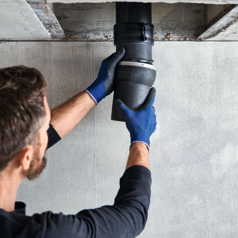 Montaż kształtki Geberit Silent-db20 Offset Montaż kształtki Geberit Silent-db20 Offset