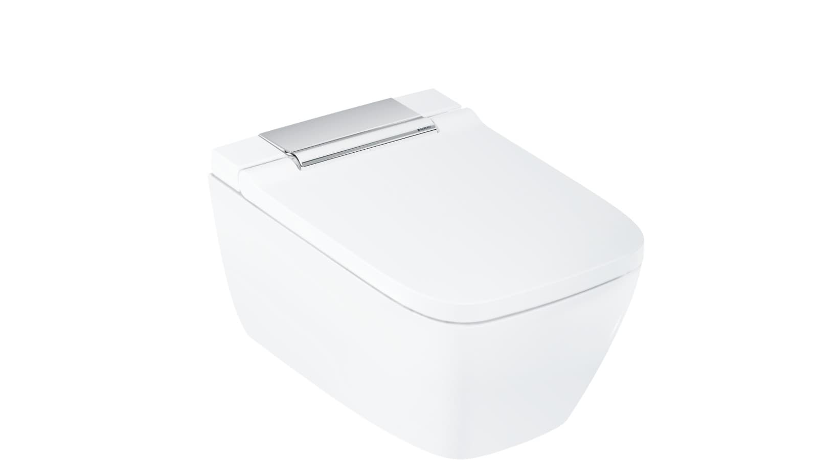 AquaClean Sela kwadratowa z błyszczącym, chromowanym panelem dekoracyjnym AquaClean Sela kwadratowa z błyszczącym, chromowanym panelem dekoracyjnym