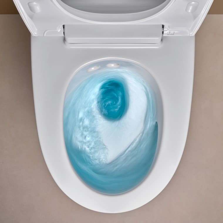 Spłukiwanie TurboFlush w toalecie myjącej Geberit AquaClean Mera Spłukiwanie TurboFlush w toalecie myjącej Geberit AquaClean Mera