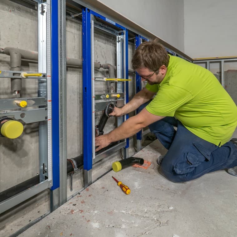 Instalacja systemu kanalizacyjnego Geberit Silent-PP Instalacja systemu kanalizacyjnego Geberit Silent-PP