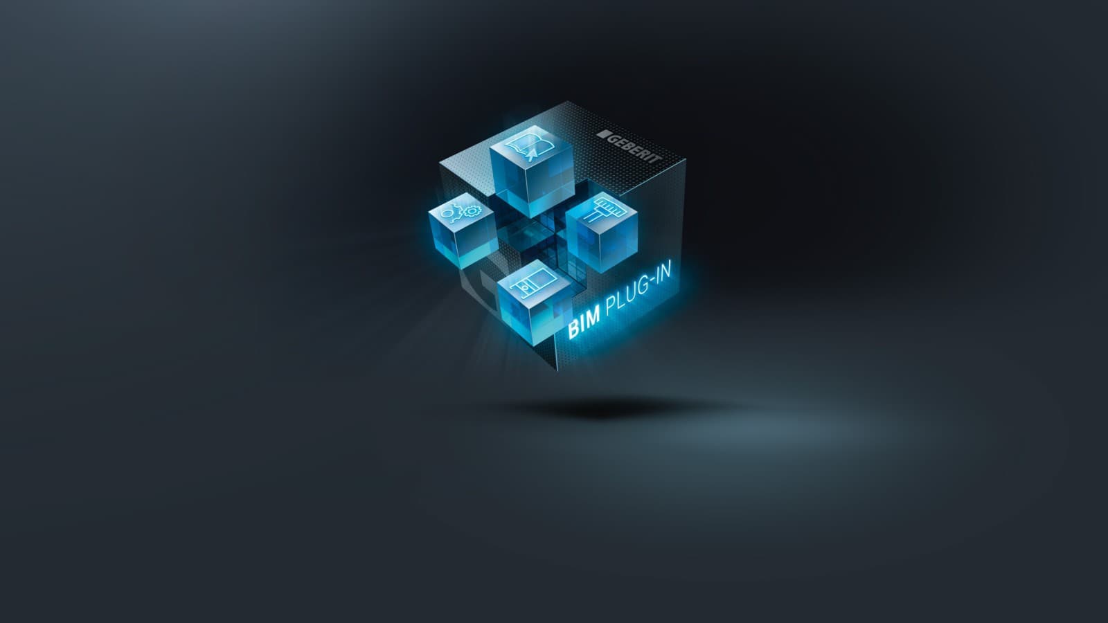 Wtyczka Geberit BIM z poszczególnymi modułami Wtyczka Geberit BIM z poszczególnymi modułami