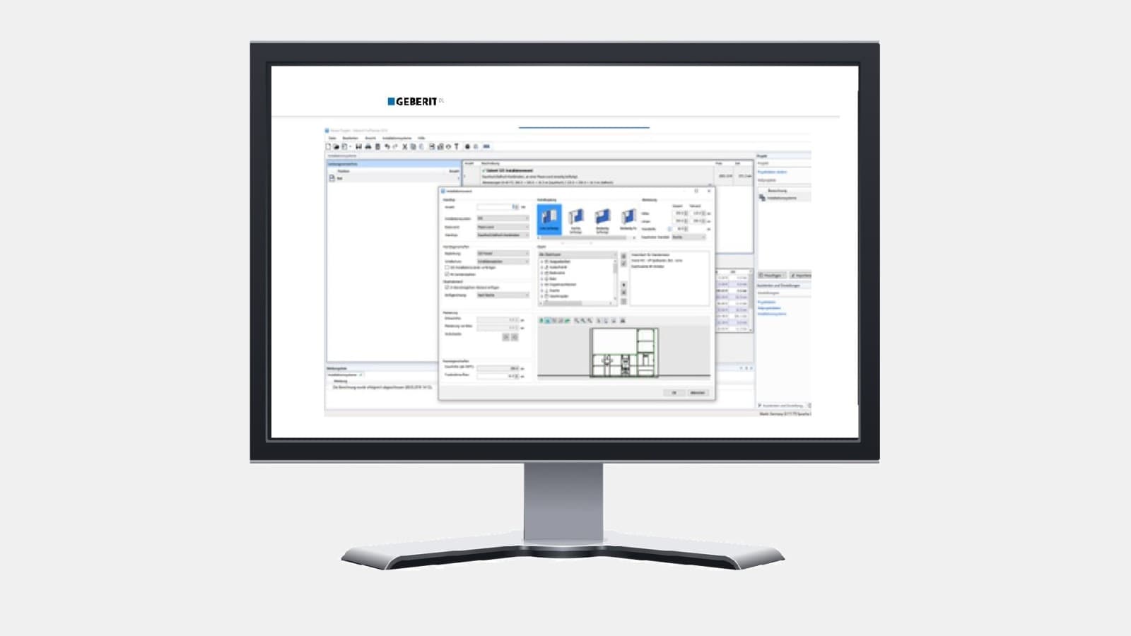 Geberit oferuje szeroką gamę cyfrowych narzędzi do planowania dla profesjonalistów, takich jak Geberit ProPlanner Geberit oferuje szeroką gamę cyfrowych narzędzi do planowania dla profesjonalistów, takich jak Geberit ProPlanner